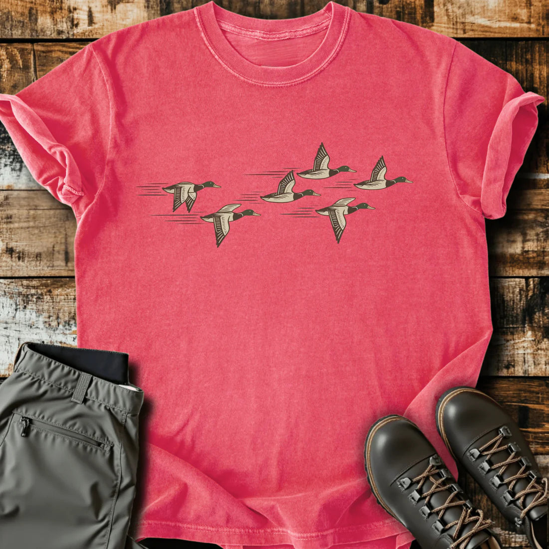 Mallards In Flight T-shirt
