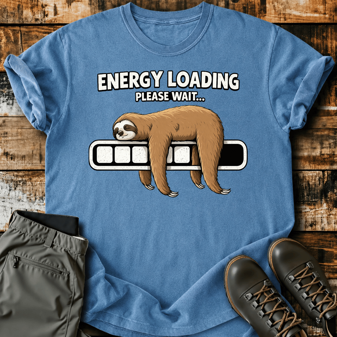 Energy Loading Sloth T-shirt