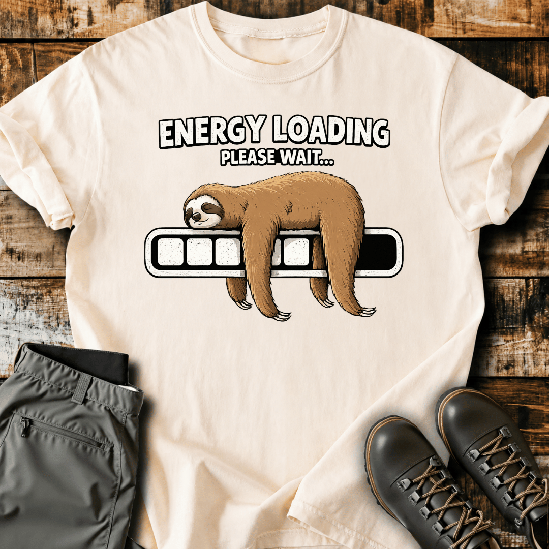Energy Loading Sloth T-shirt