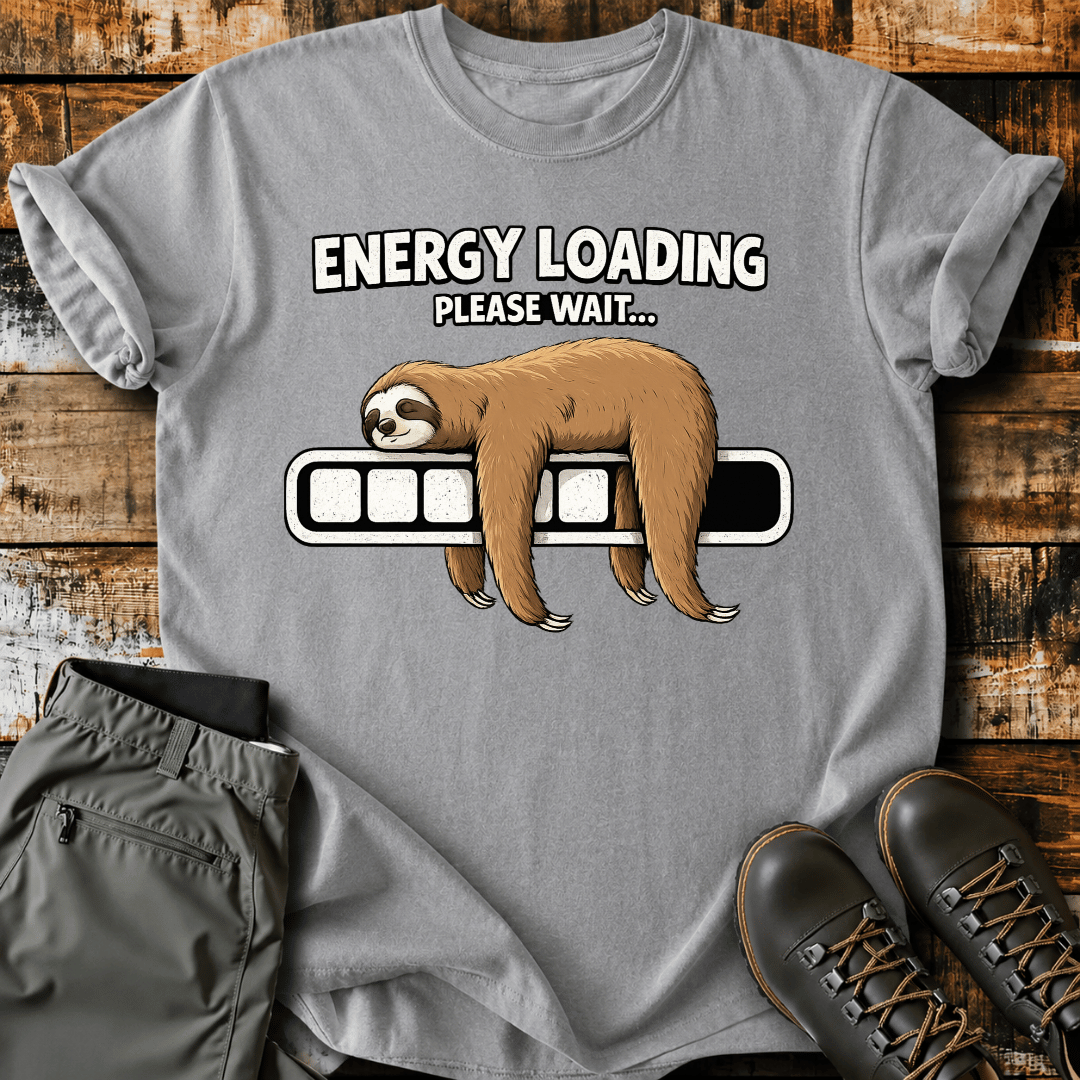 Energy Loading Sloth T-shirt
