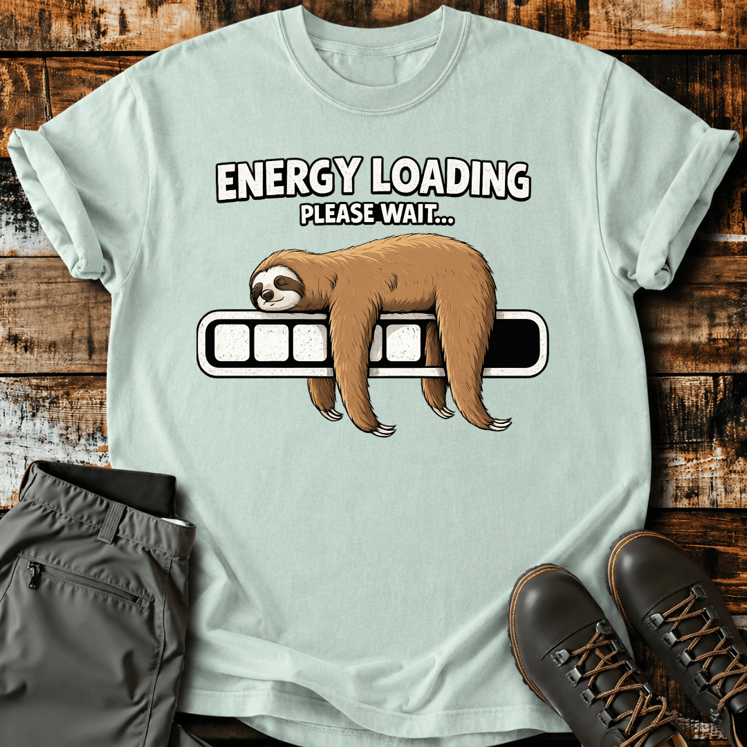 Energy Loading Sloth T-shirt