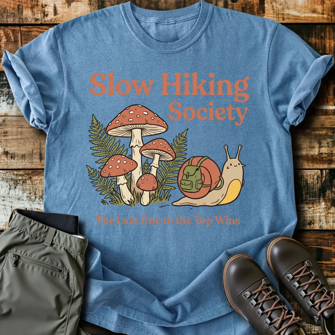 Slow Hiking Society Snail T-Shirt