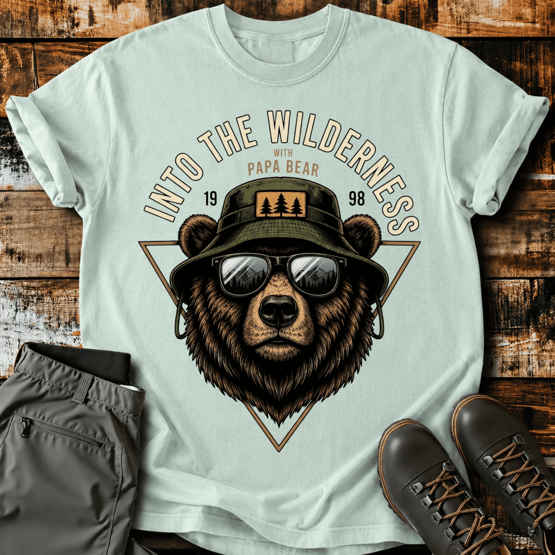 Into The Wilderness Papa Bear T-shirt