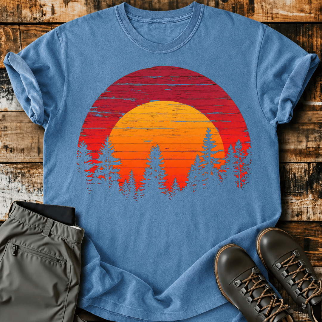 Vintage Nature Sunset T-Shirt