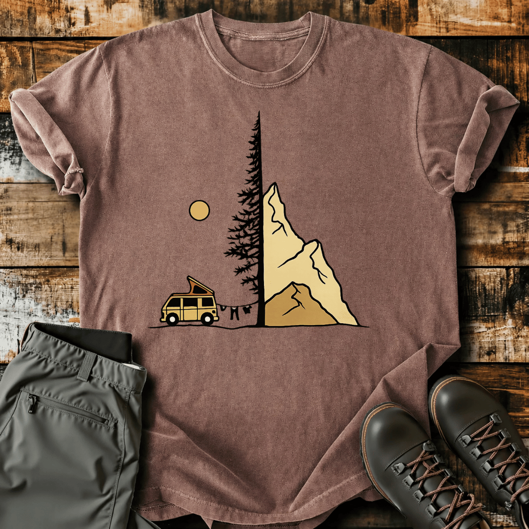 Scenic Mountain Camping T-Shirt