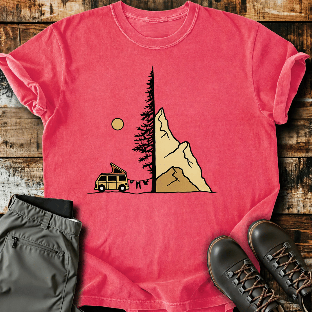 Scenic Mountain Camping T-Shirt