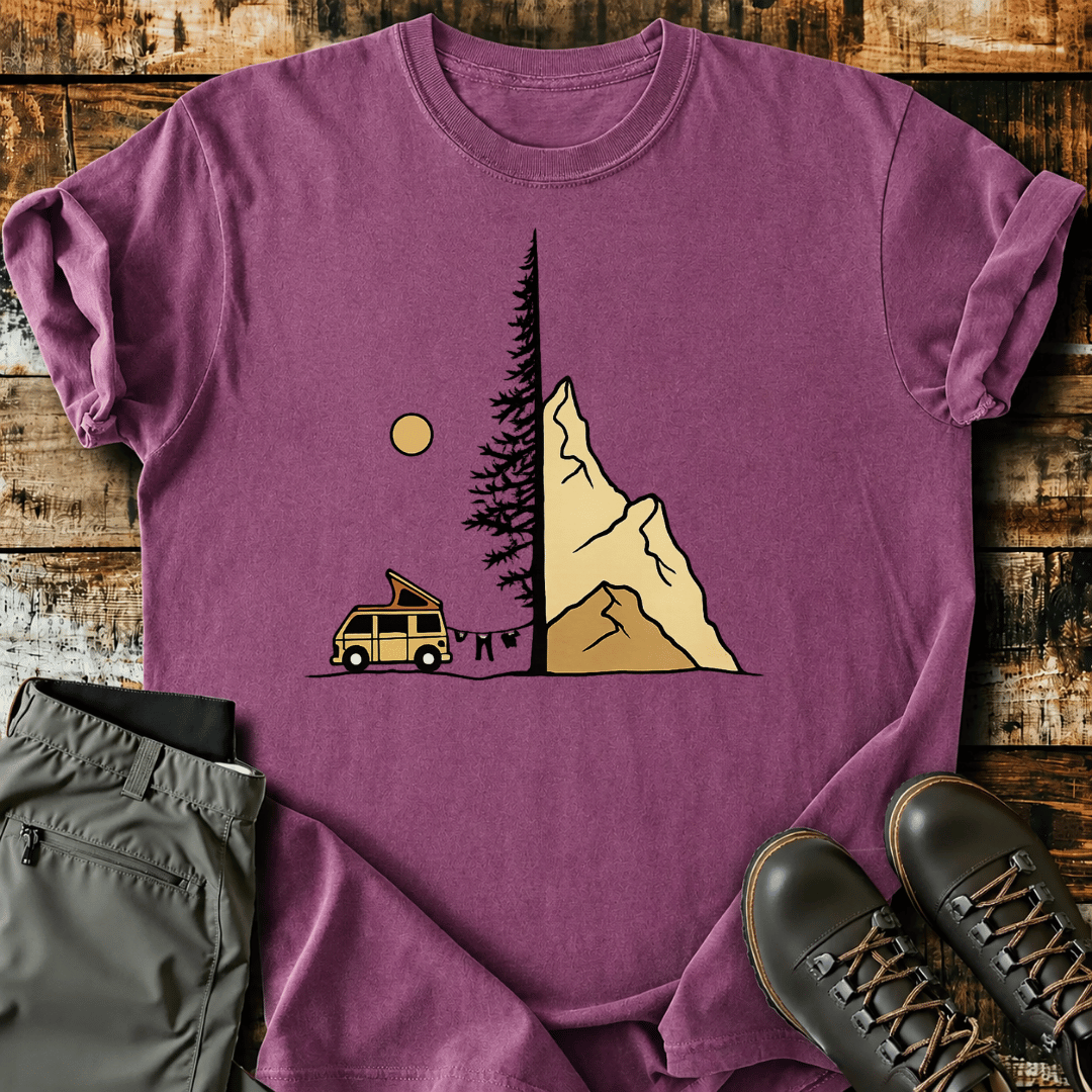 Scenic Mountain Camping T-Shirt