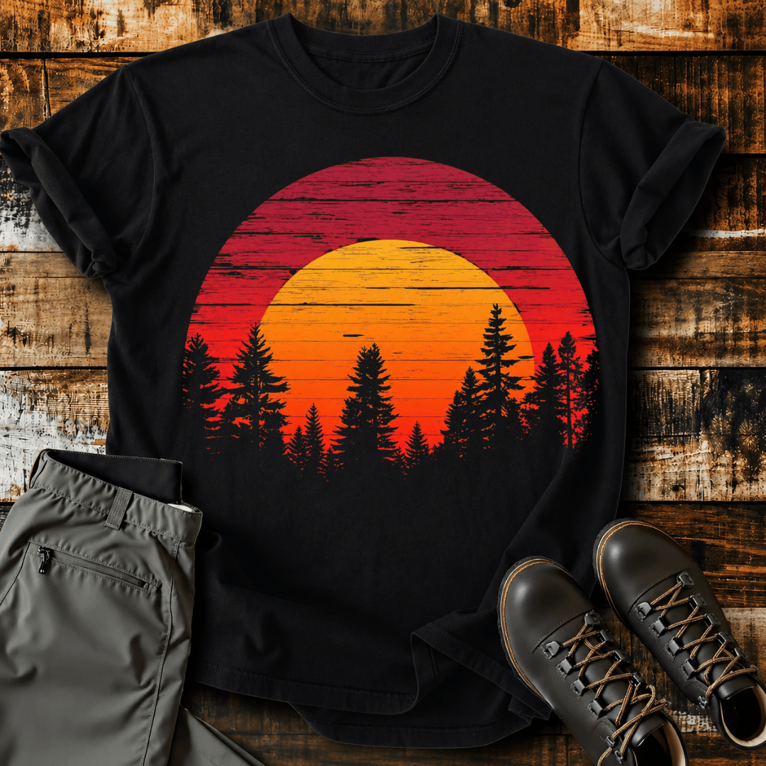 Vintage Nature Sunset T-Shirt