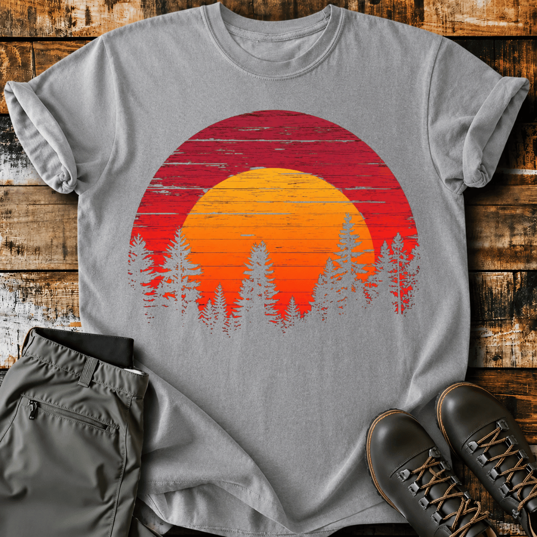 Vintage Nature Sunset T-Shirt