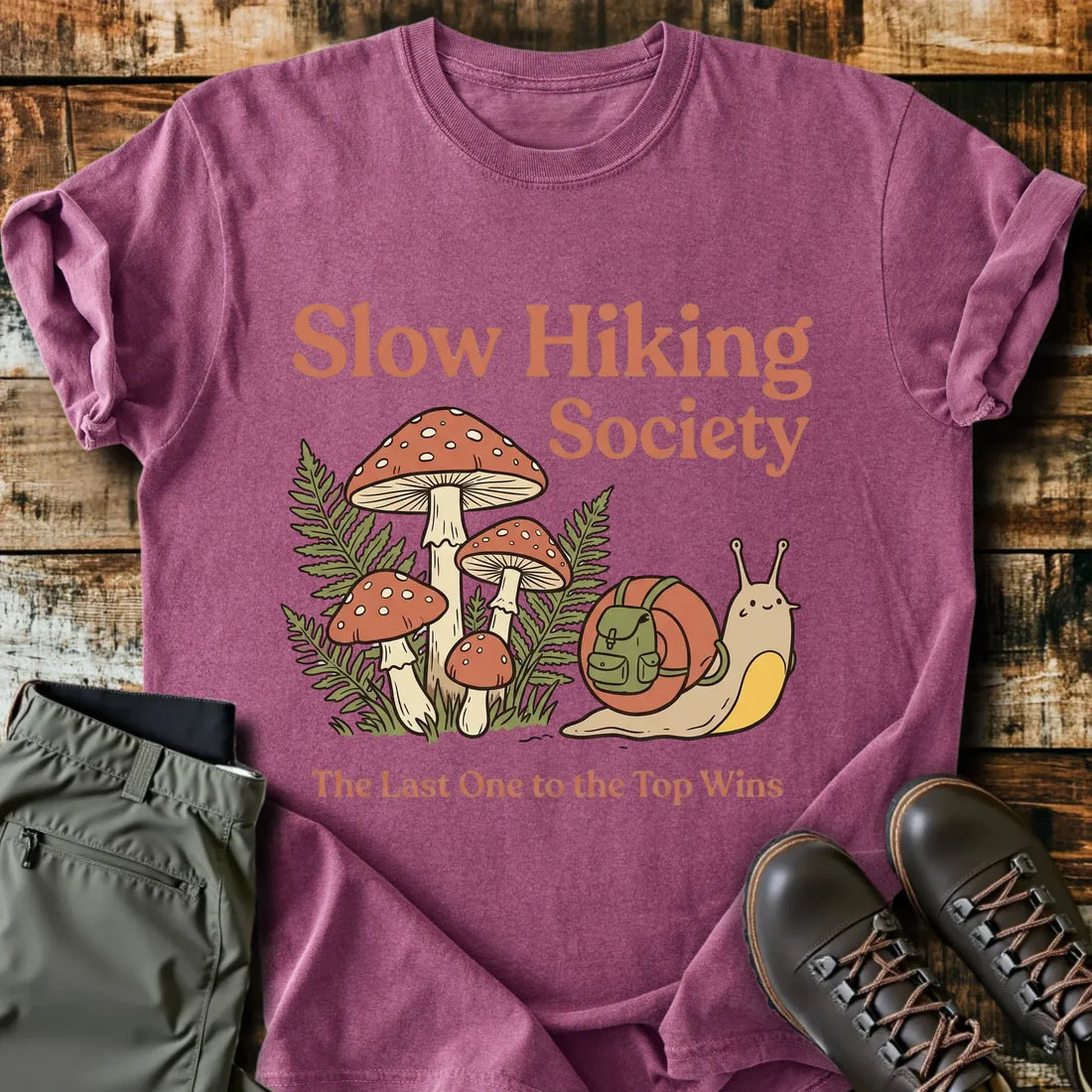 Slow Hiking Society Snail T-Shirt