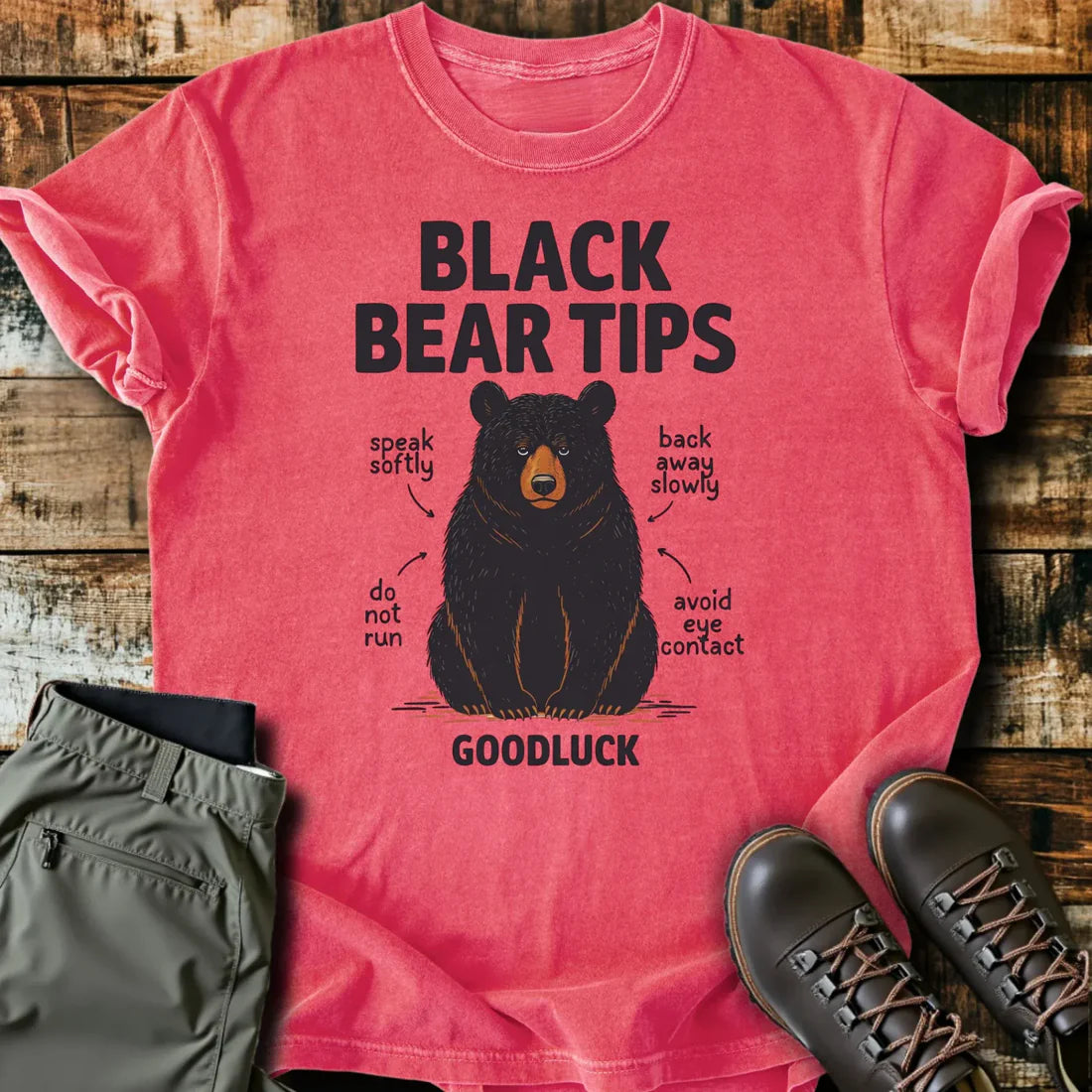 Black Bear Tips T-Shirt