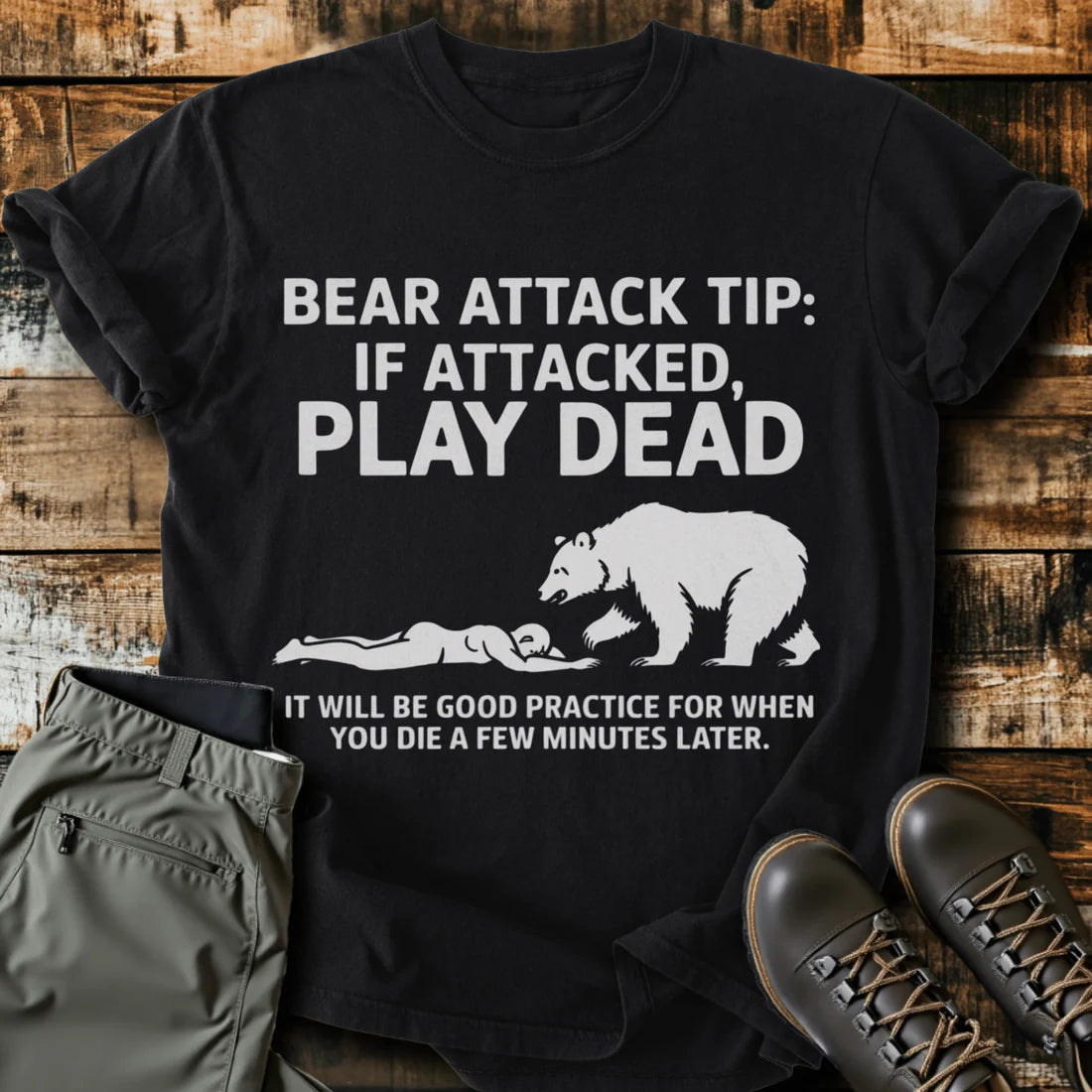 Bear Attack Tip T-shirt