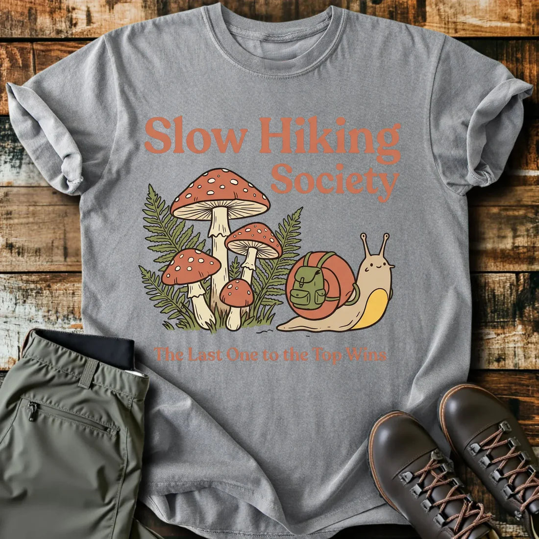 Slow Hiking Society Snail T-Shirt
