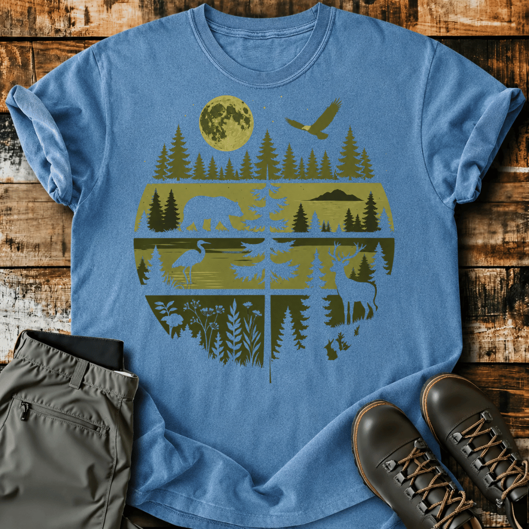 Wildlife Nature Scene T-Shirt