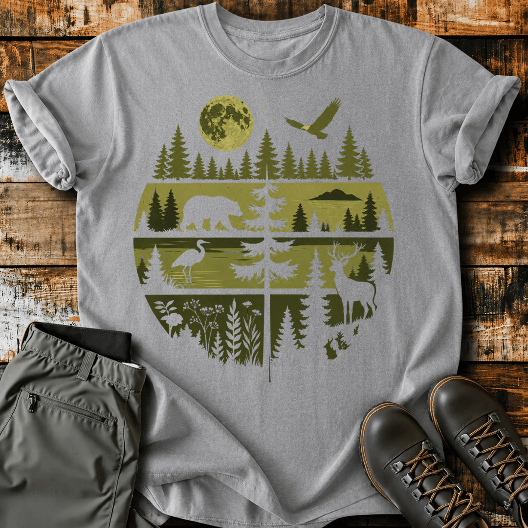 Wildlife Nature Scene T-Shirt
