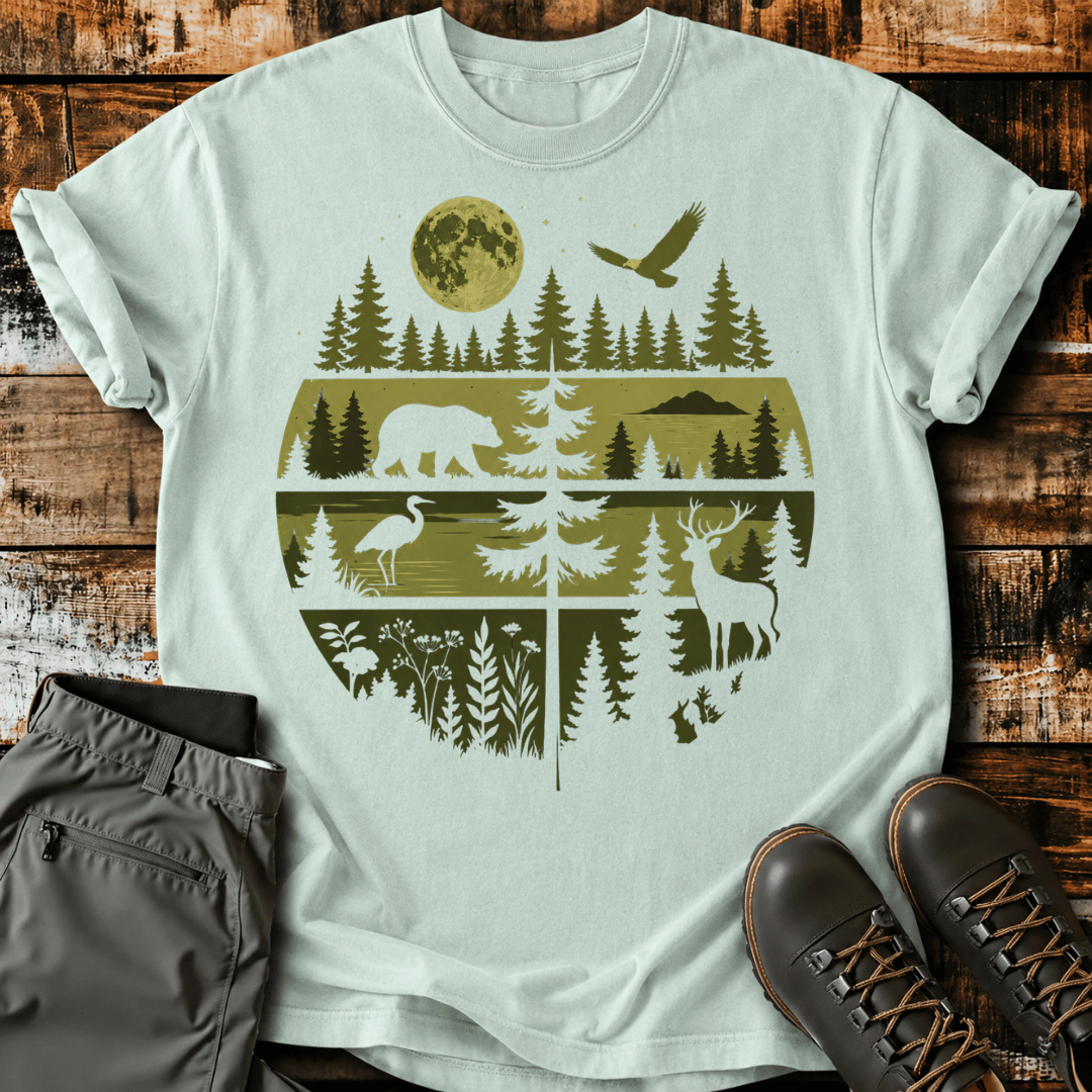 Wildlife Nature Scene T-Shirt