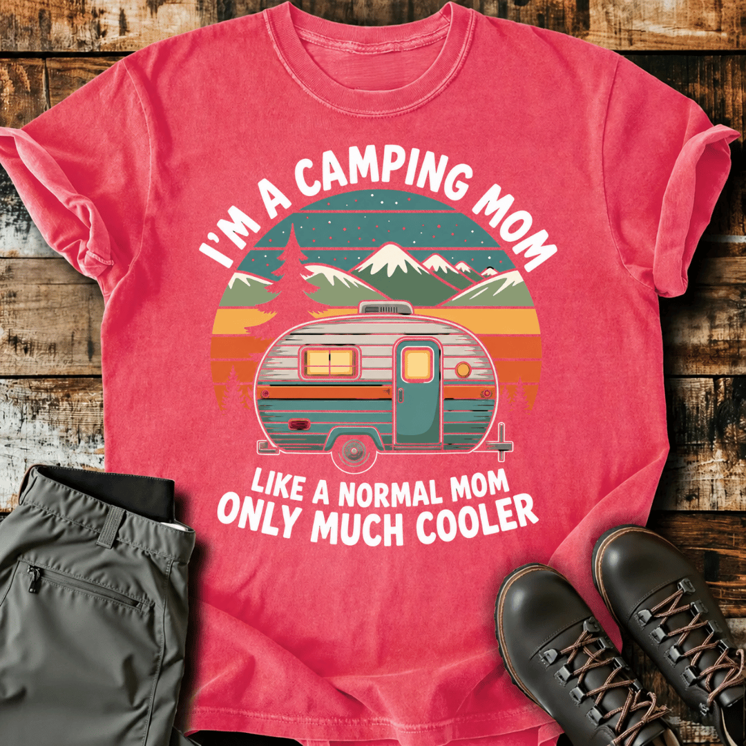 Camping Mom Adventure T-Shirt