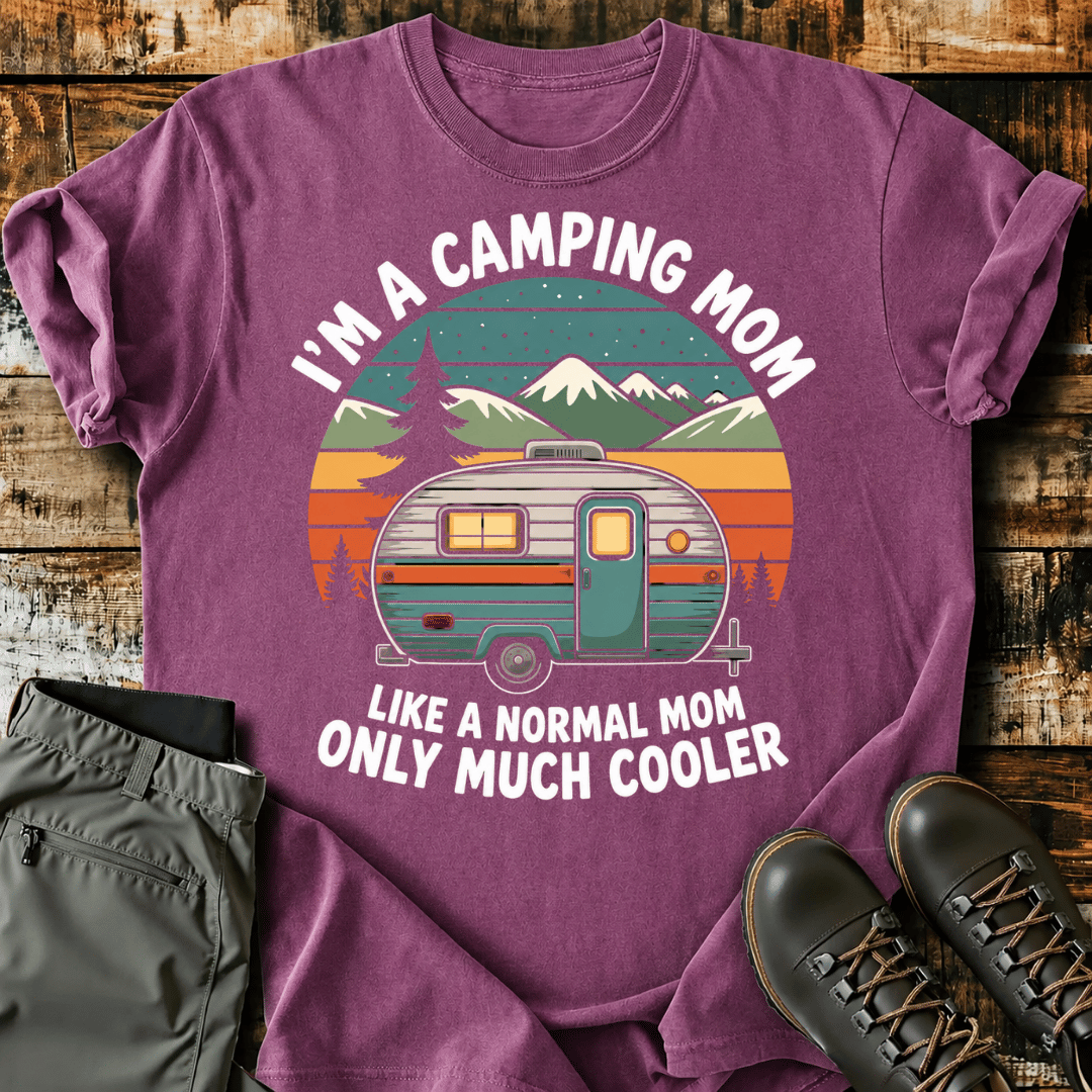 Camping Mom Adventure T-Shirt