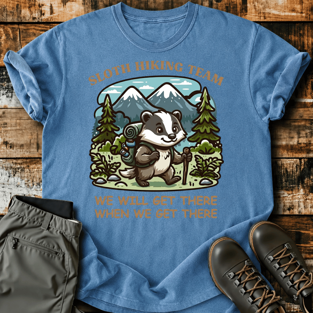 Adventure Sloth Graphic T-Shirt