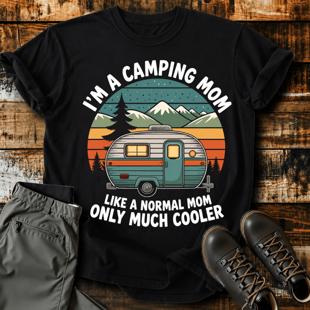 Camping Mom Adventure T-Shirt