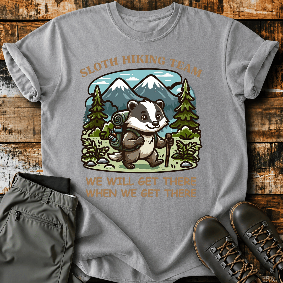 Adventure Sloth Graphic T-Shirt