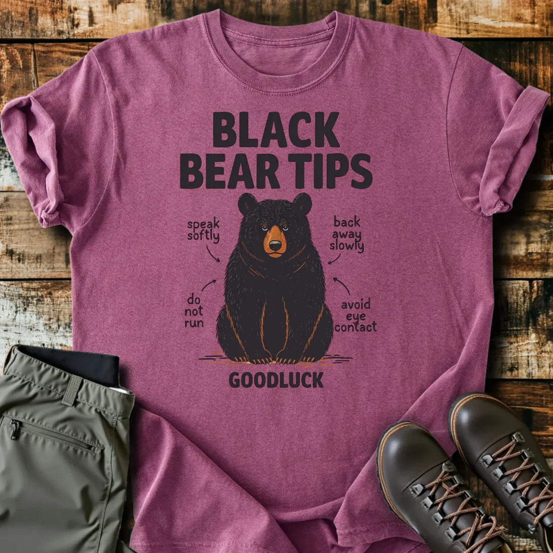 Black Bear Tips T-Shirt