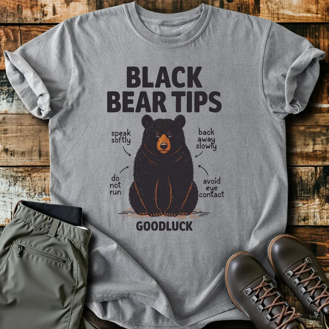 Black Bear Tips T-Shirt