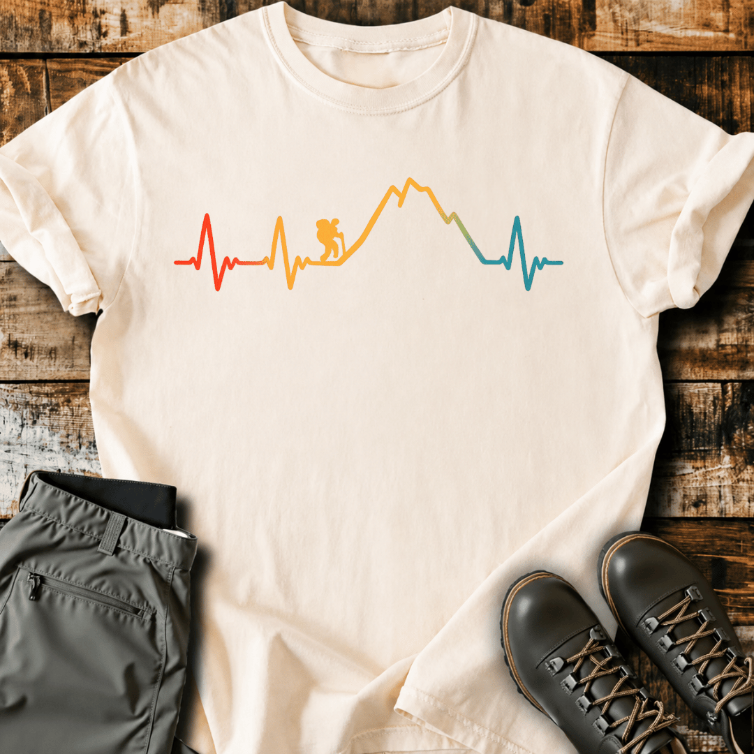 Hiking Heartbeat Adventure T-Shirt