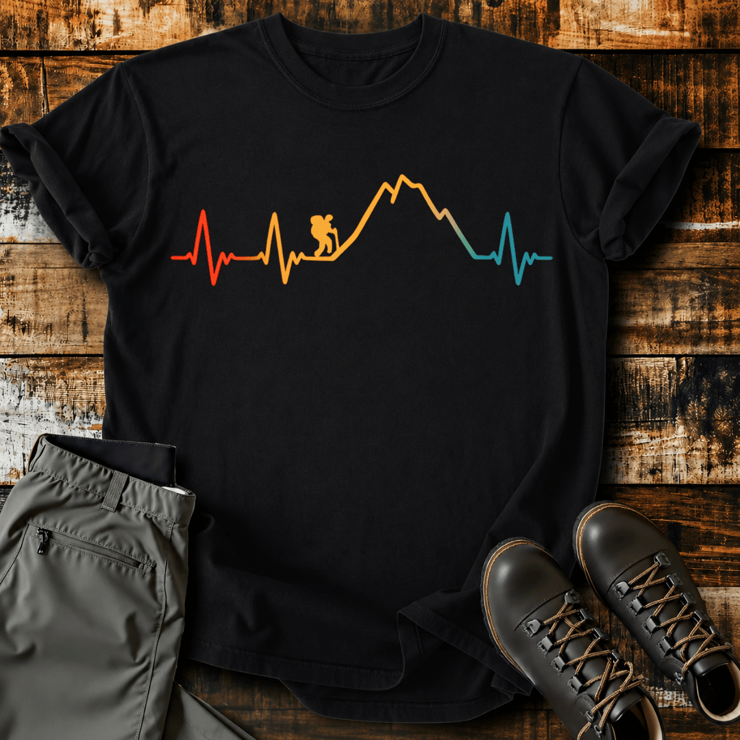 Hiking Heartbeat Adventure T-Shirt