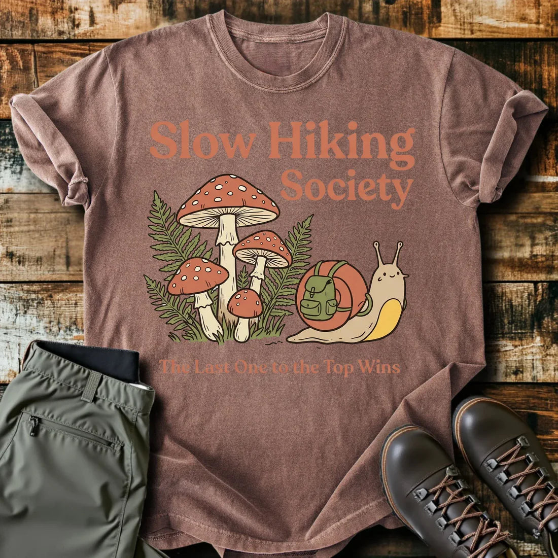 Slow Hiking Society Snail T-Shirt