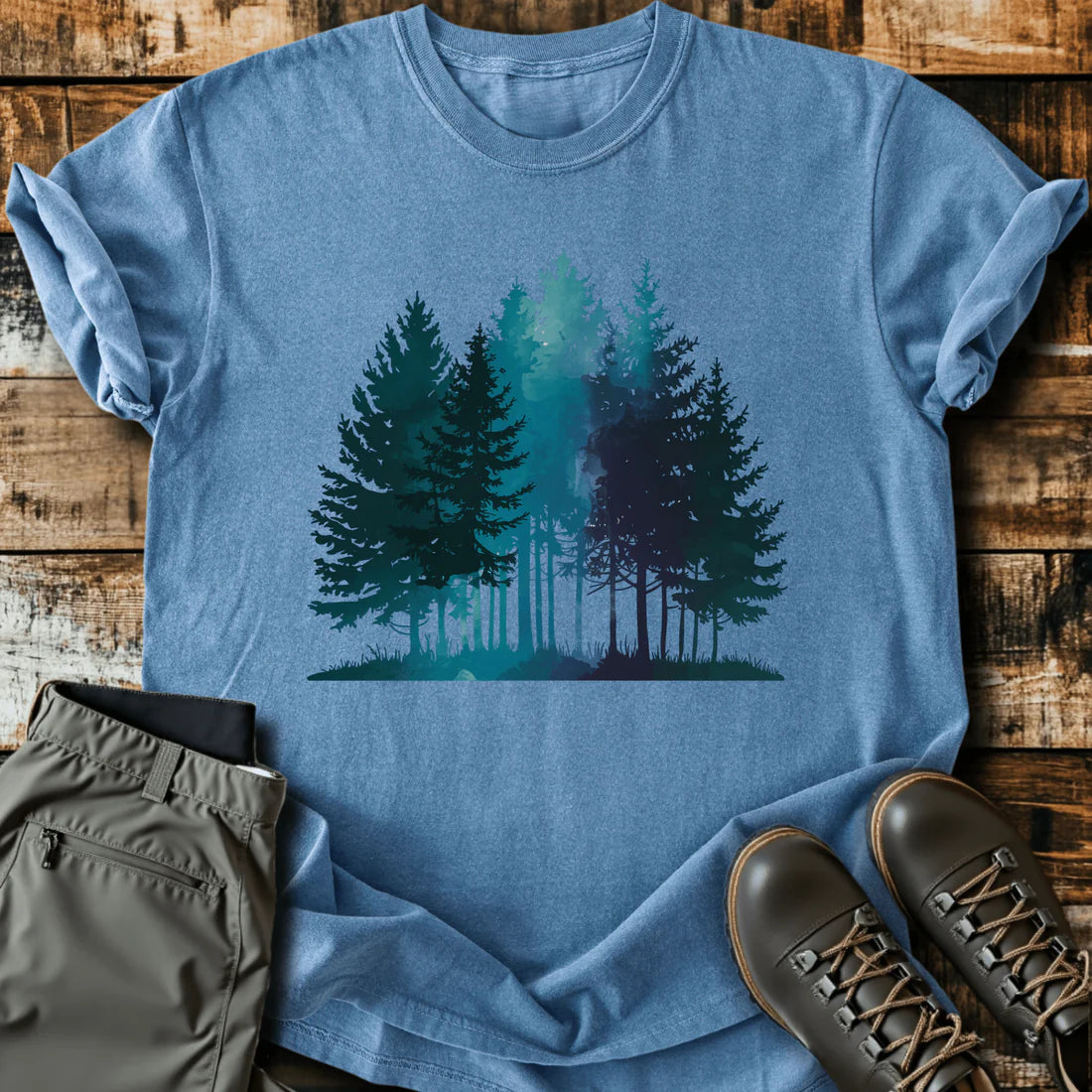 Water Color Forest T-shirt