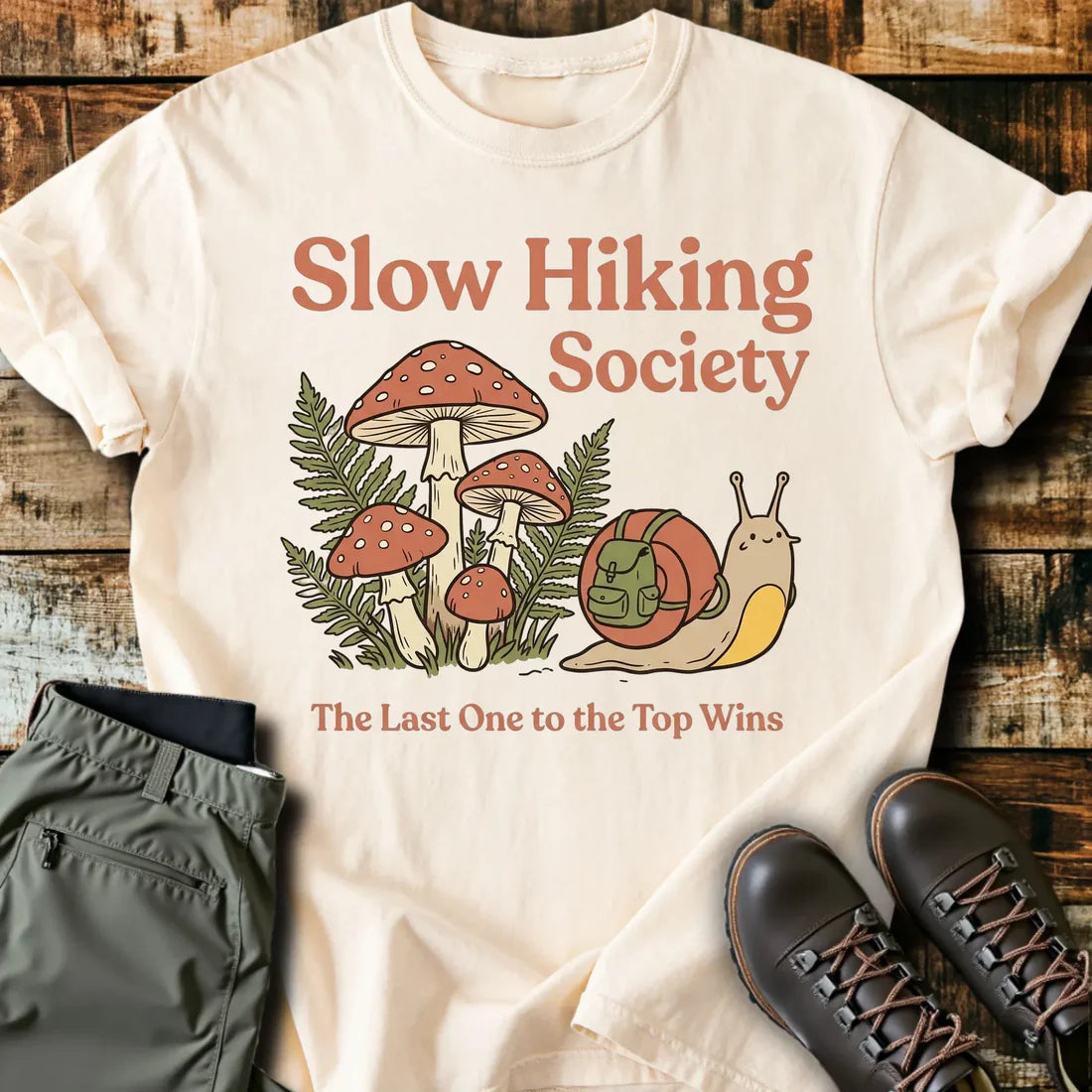 Slow Hiking Society Snail T-Shirt