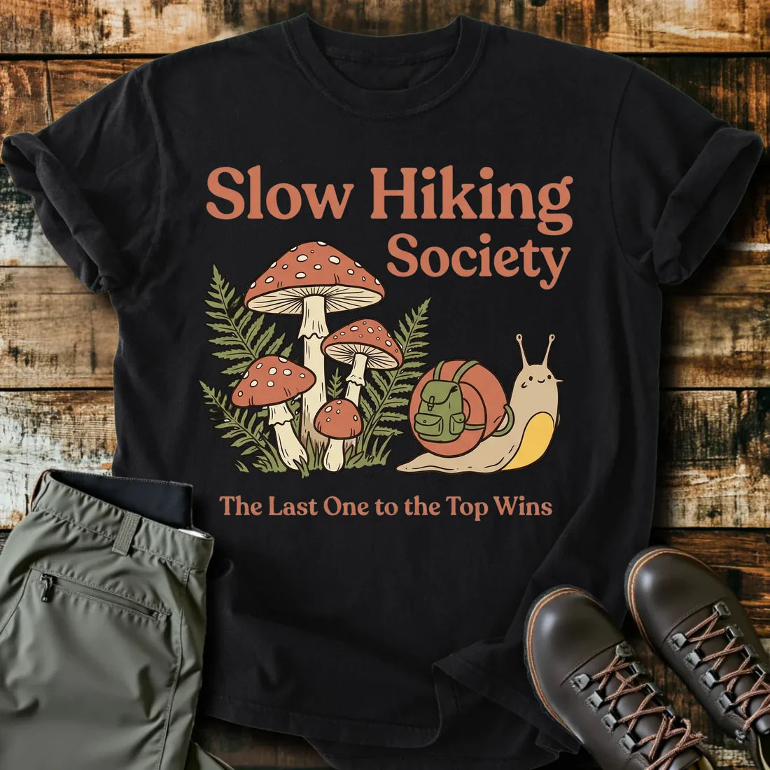 Slow Hiking Society Snail T-Shirt