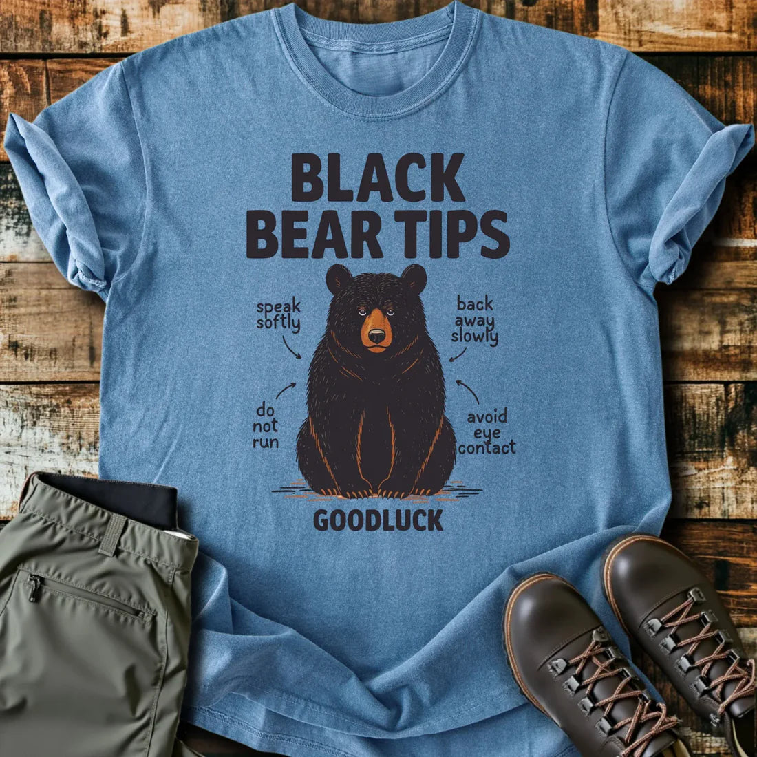 Black Bear Tips T-Shirt