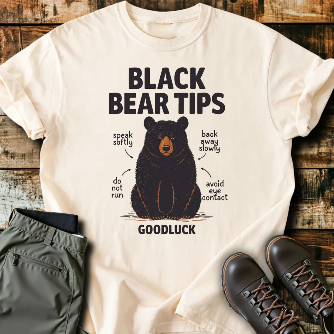 Black Bear Tips T-Shirt